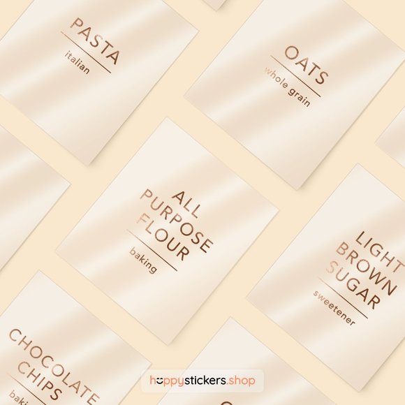 36 Labels • Avenir Minimalist Pantry for Kitchen • Organization Pantry Labels - Picture 16 of 17